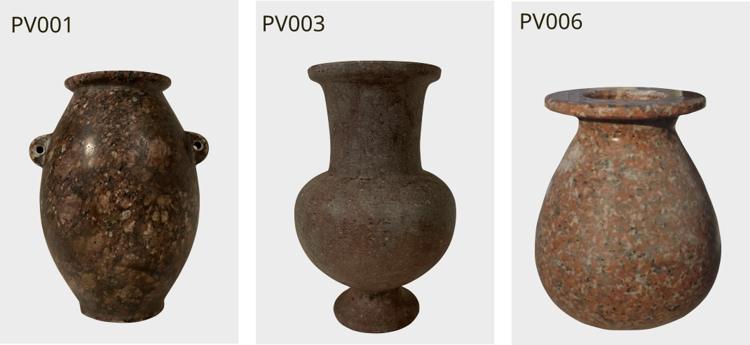 Image of analyzed vessels from private collections, image courtesy Artifact Foundation