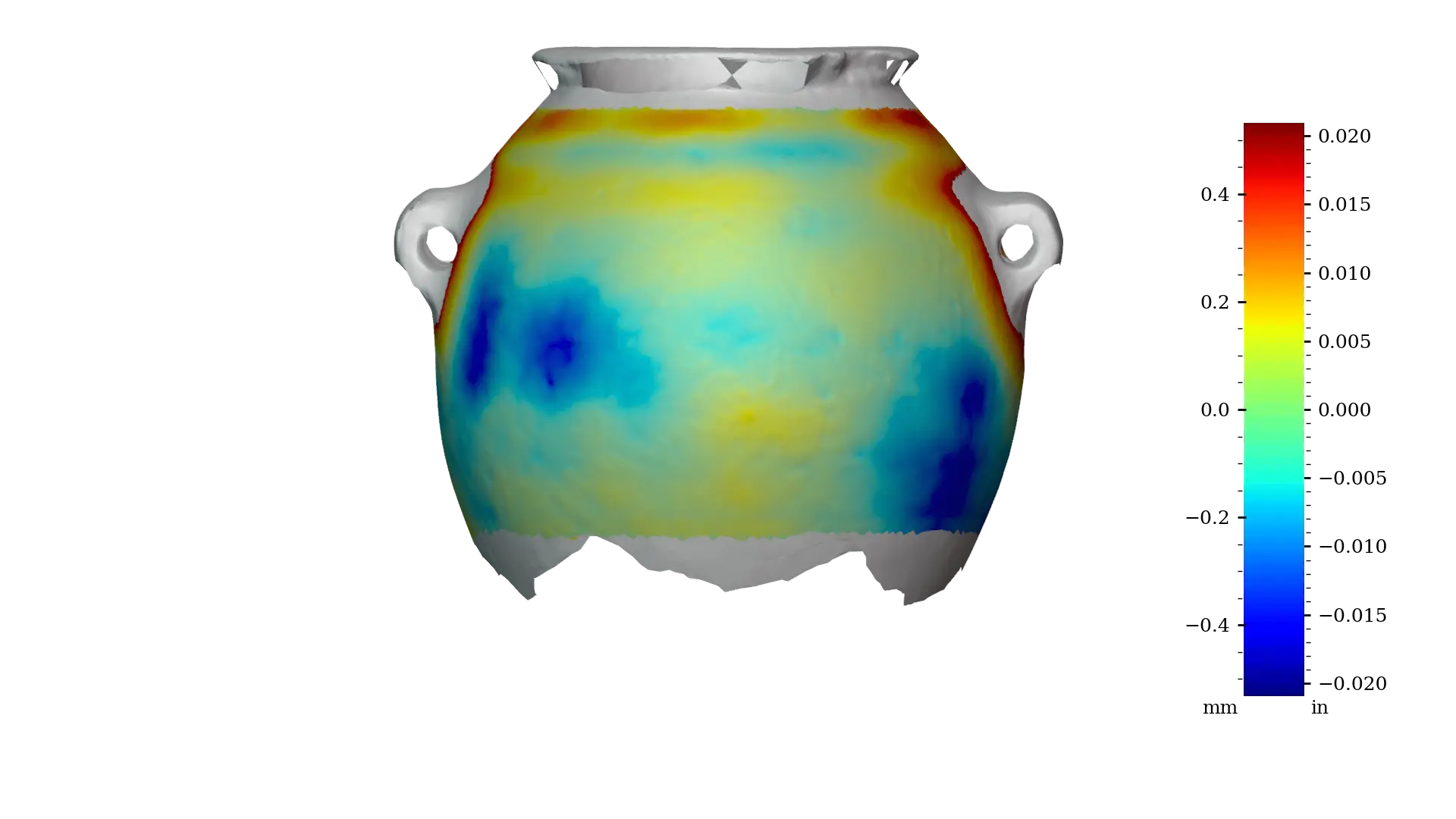 Figure 5 - MV003b exterior full, RMSD: 221 μm | 8.7 thou, Range: 1317 μm | 51.6 thou