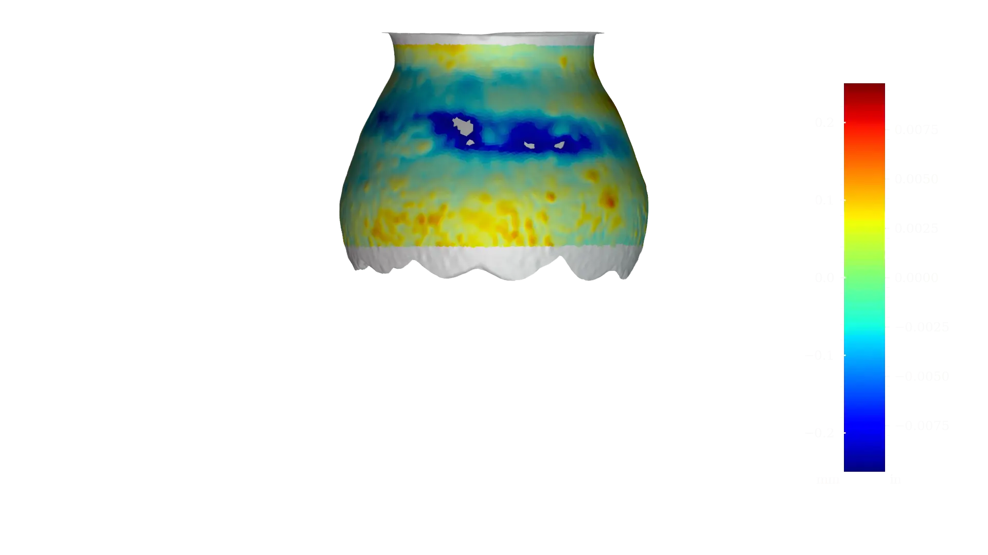 Figure 8 - MV003b interior full, RMSD: 71 μm | 2.8 thou, Range: 551 μm | 21.7 thou