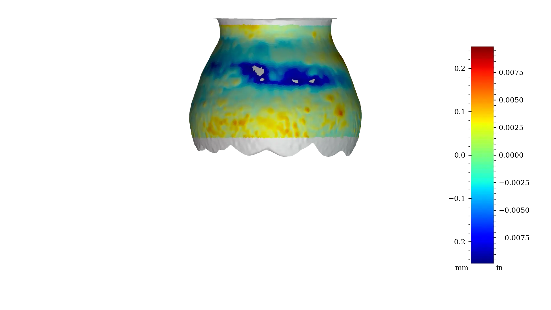 Figure 8 - MV003b interior full, RMSD: 71 μm | 2.8 thou, Range: 551 μm | 21.7 thou