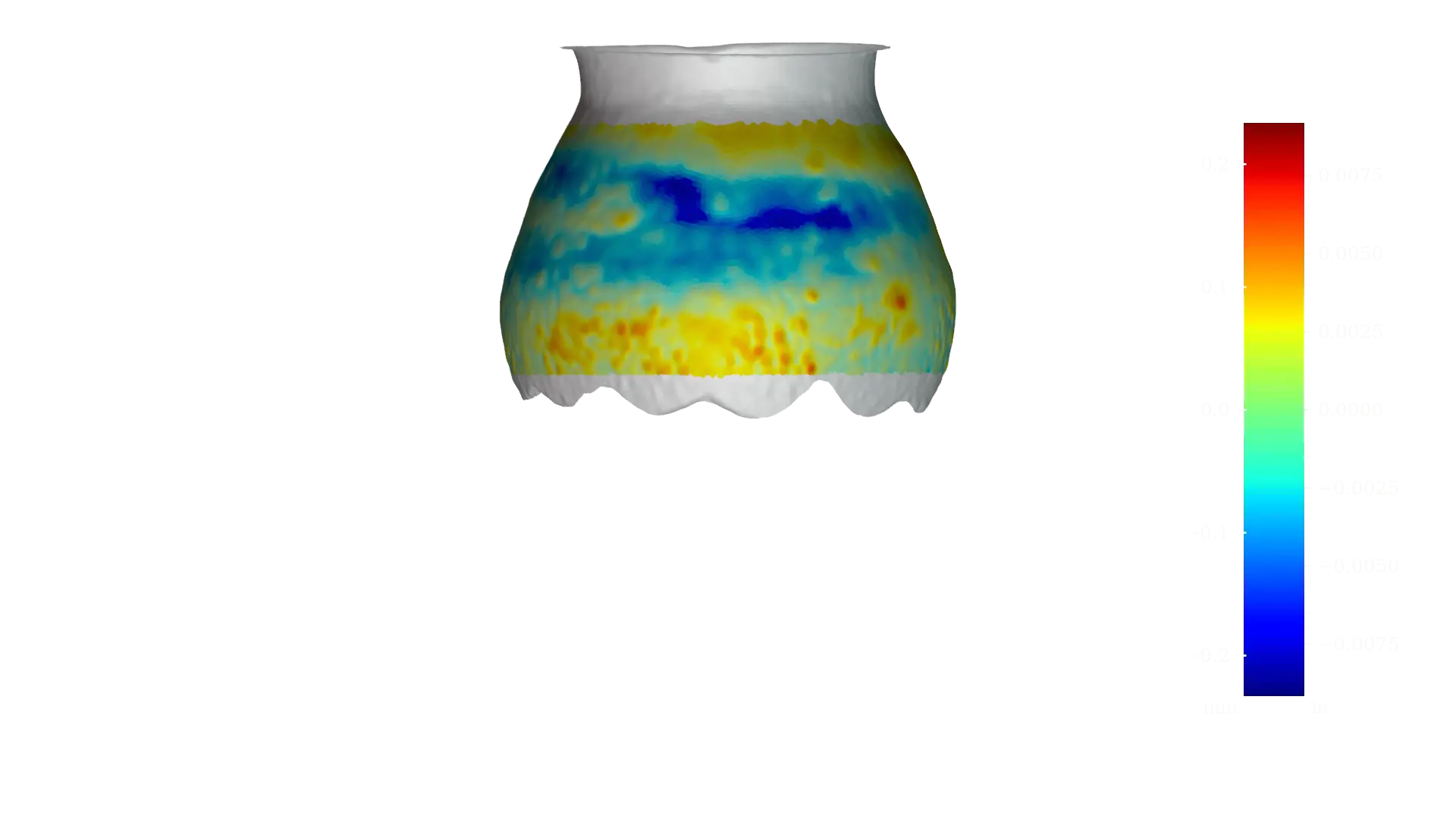 Figure 10 - MV003b interior cavity, RMSD: 67 μm | 2.6 thou, Range: 485 μm | 19.1 thou