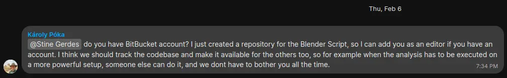 Karoly asking for the code